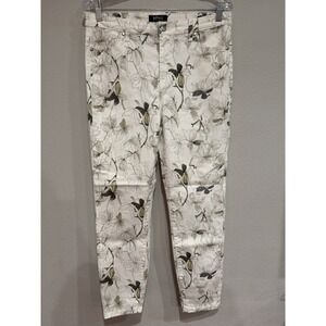 Buffalo Ladies' Tencel Blend Ankle Pant‎ White Color Size 10/30 Stretch Bohemian